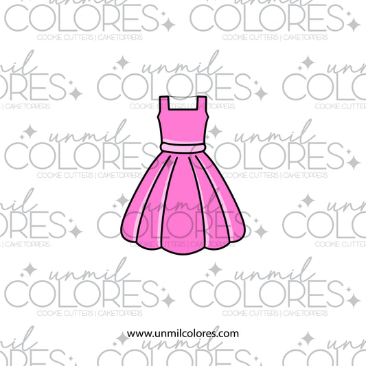 Cortador de Galleta Vestido Barbie