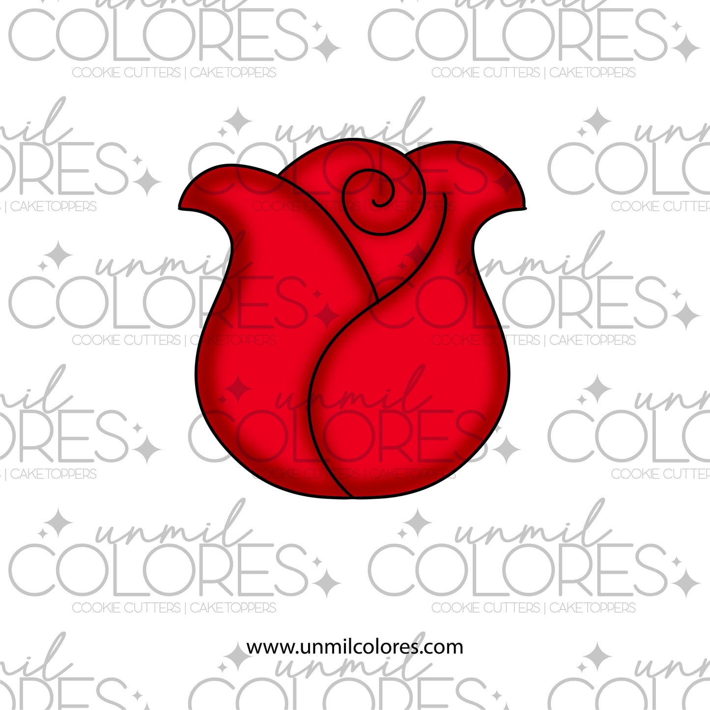 Cortador de Galleta Rosa