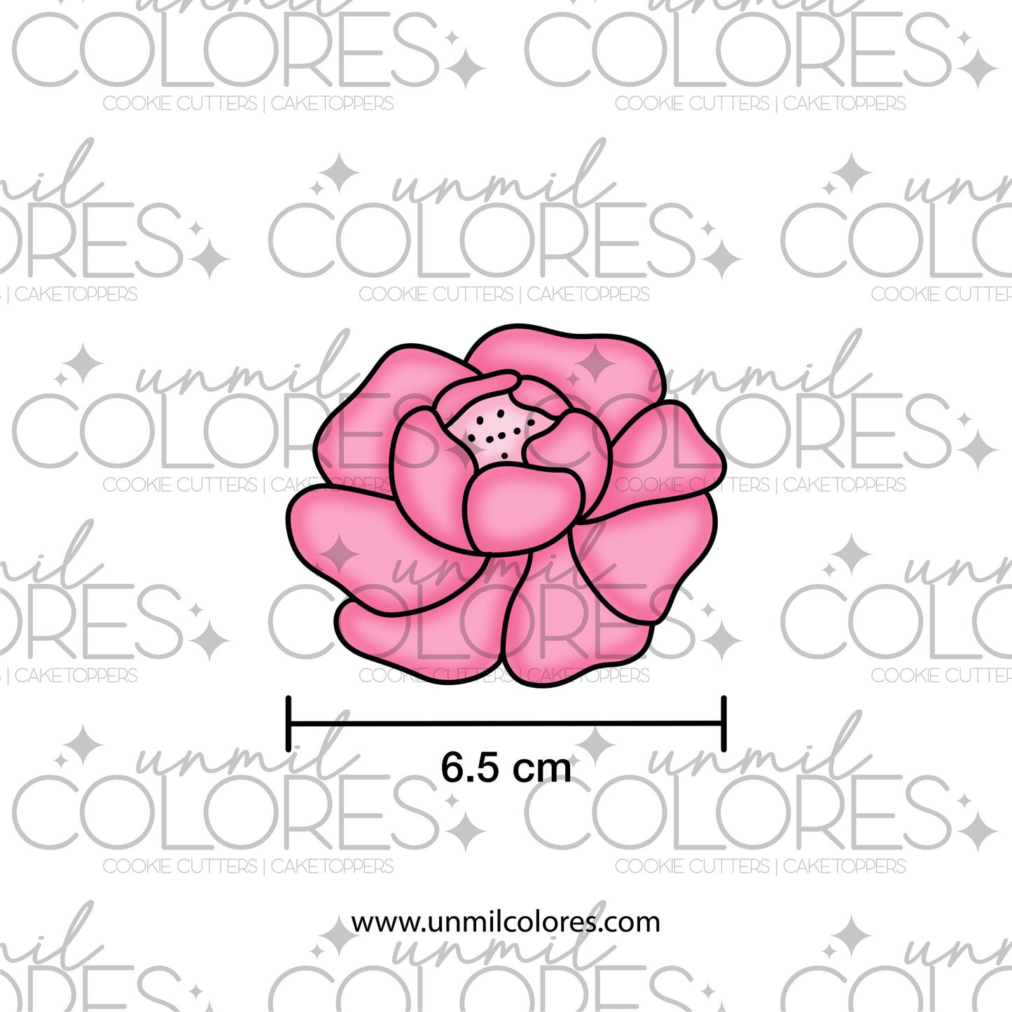 Set Cortadores de Galleta Arreglo Flores Jarrón (8 Piezas)