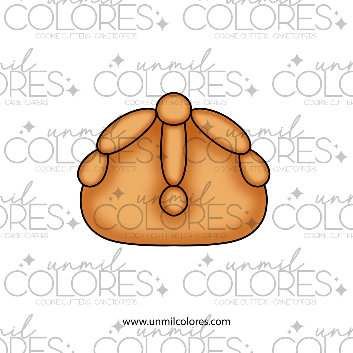 Cortador de Galleta Pan de Muerto