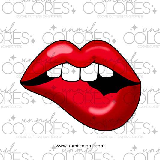 Cortador de Galleta Labios Mordida