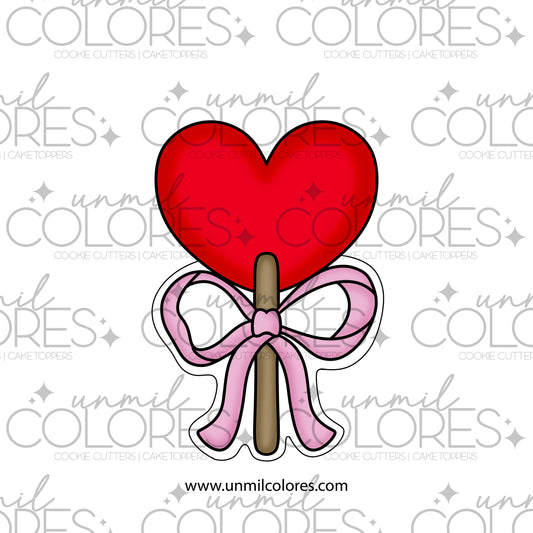 Cortador de Galleta Paleta Corazón