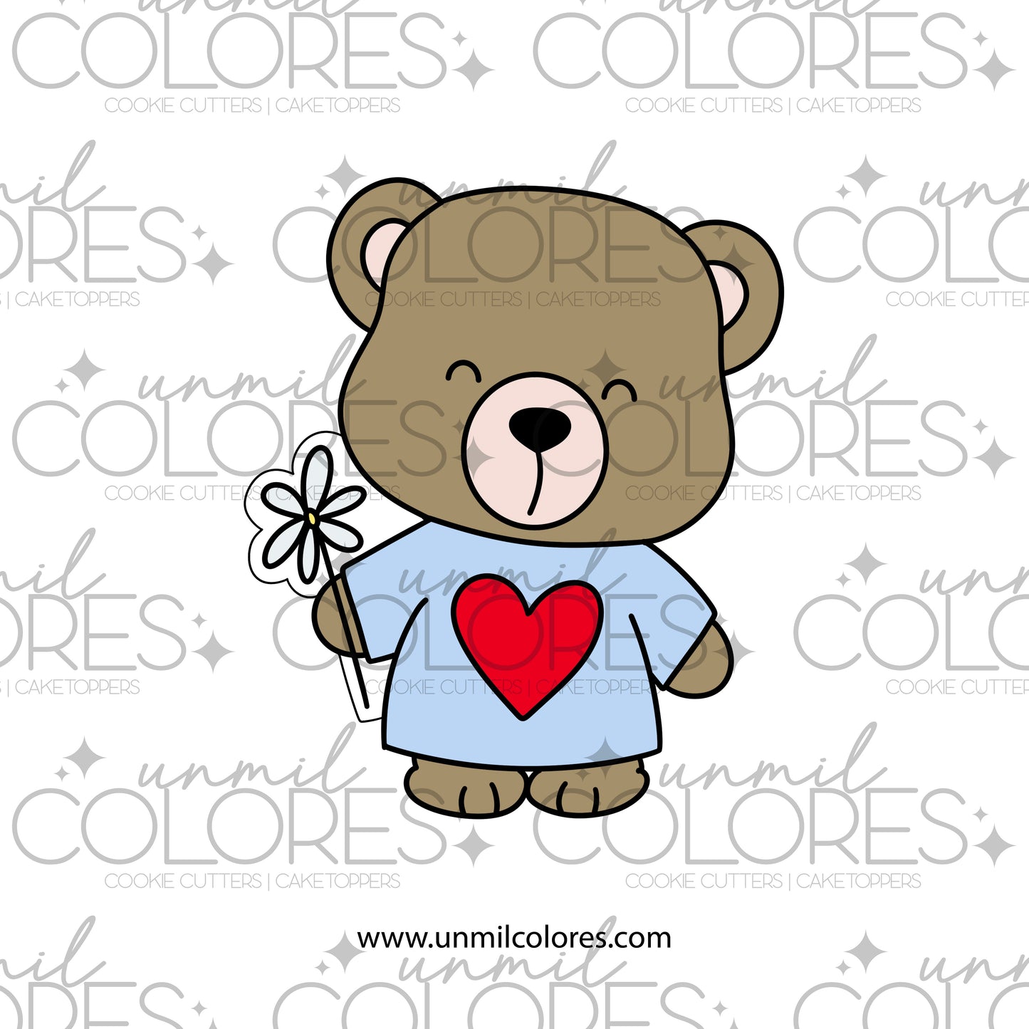 Cortador de Galleta Oso Enamorado SV
