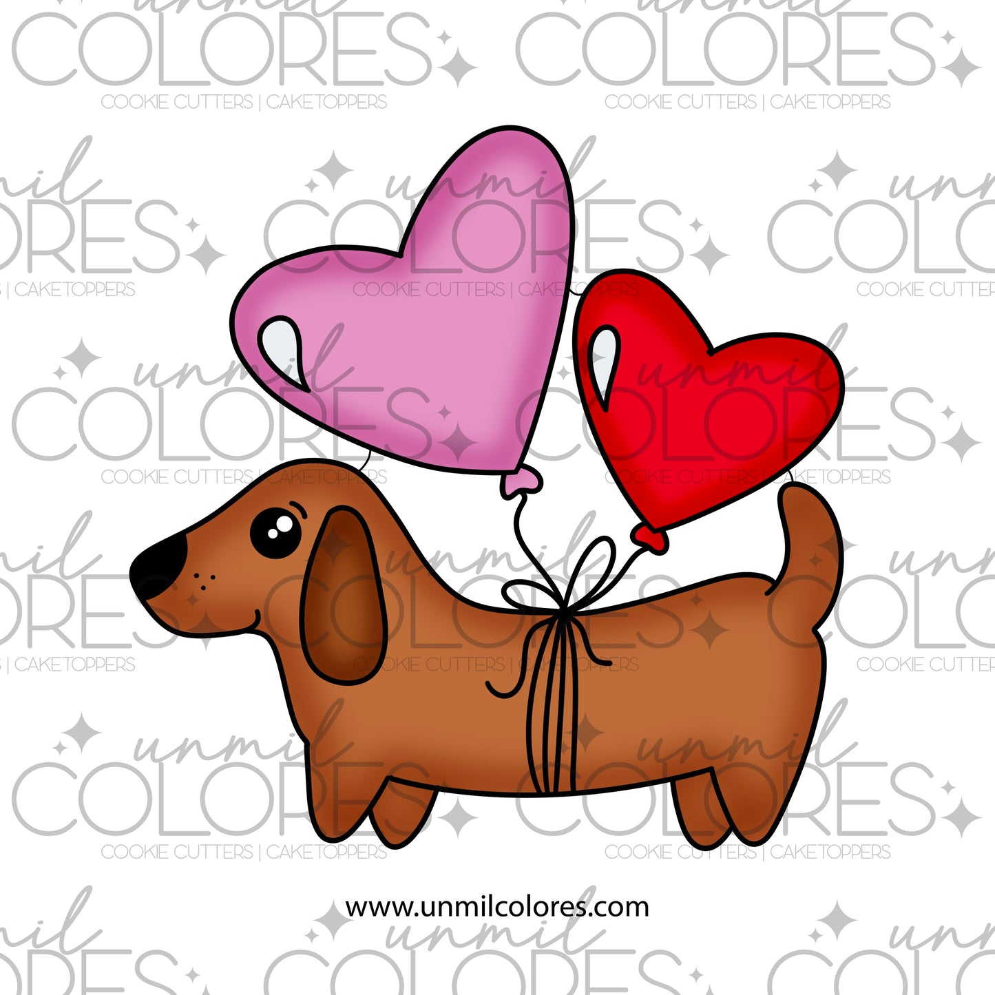 Cortador de Galleta Perrito Corazón