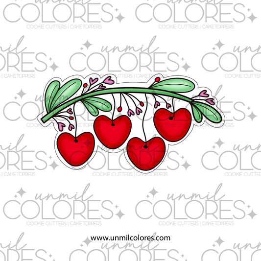 Cortador de Galleta Ornamento Cerezas