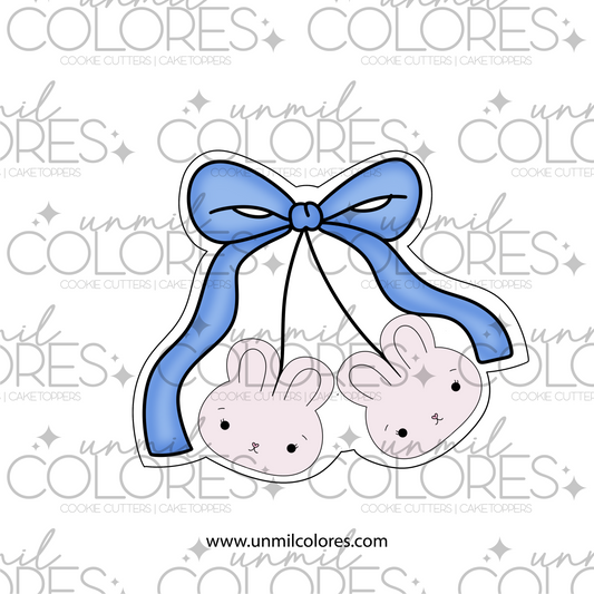 Cortador de Galleta Lazo Conejos