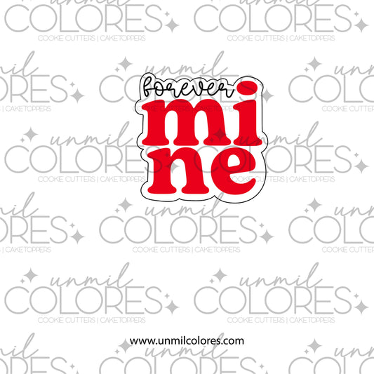 Cortador de Galleta Placa Forever Mine