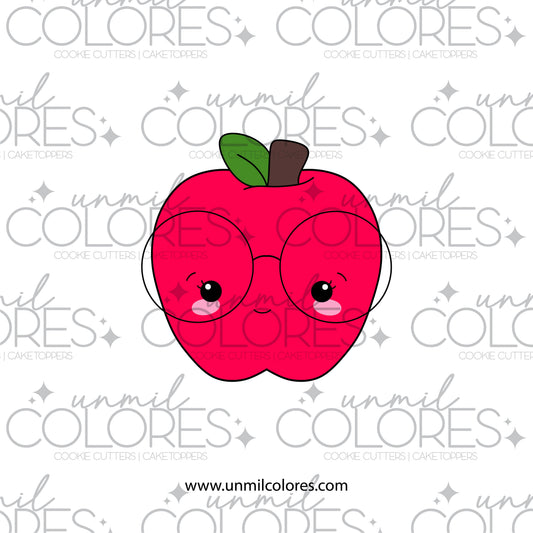 Cortador de Galleta Manzana con Lentes