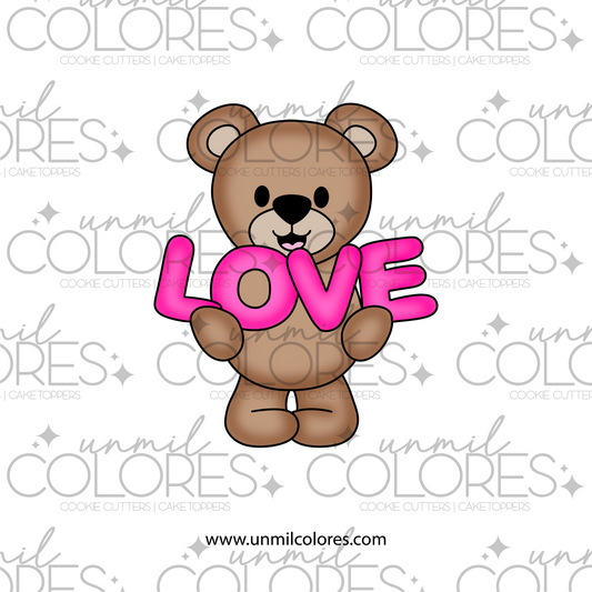 Cortador de Galleta Oso Love