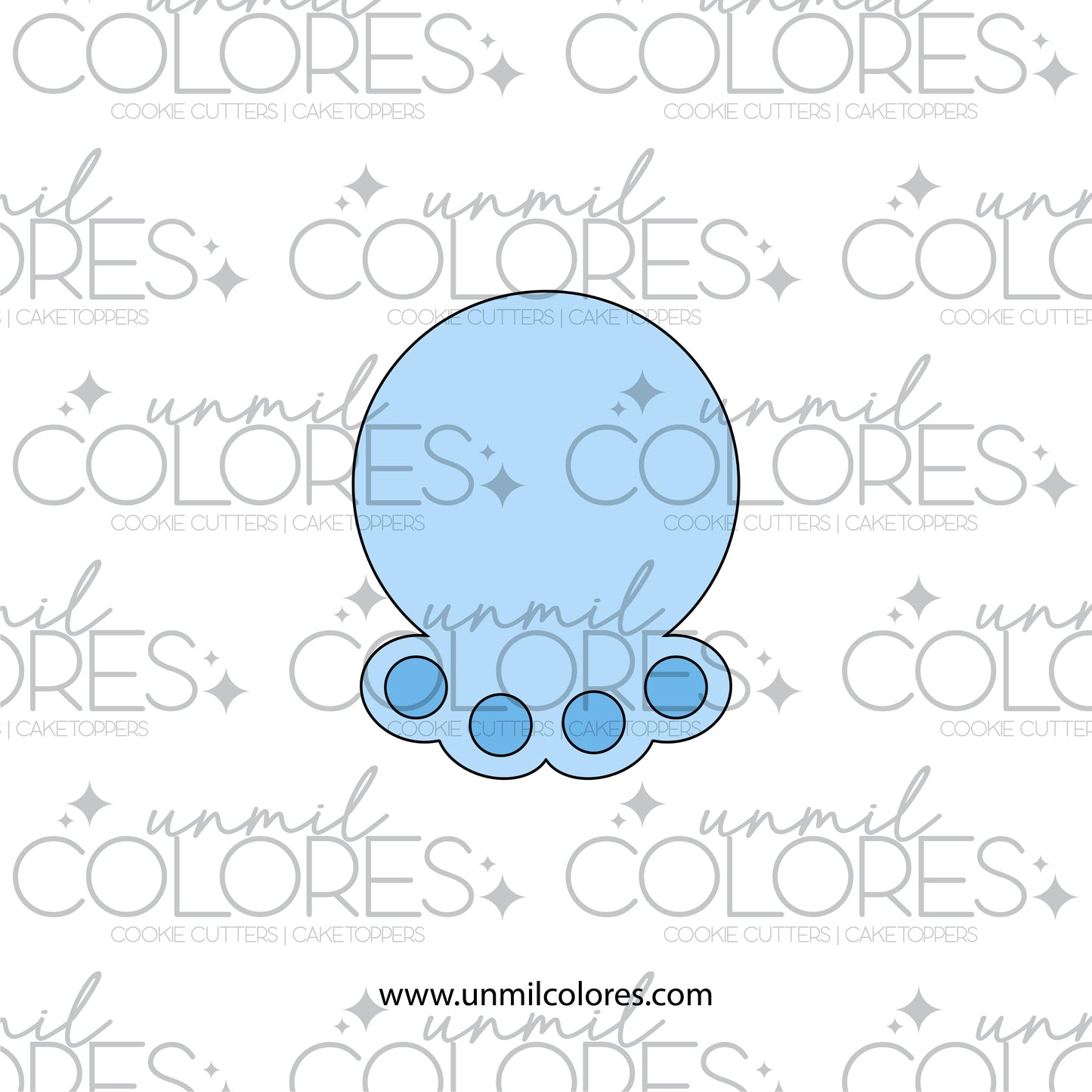 Cortador de Galleta Placa Acuarela 02