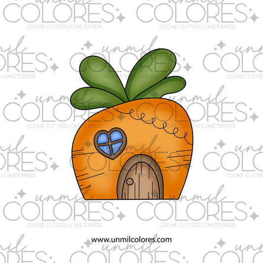 Cortador de Galleta Casa Zanahoria
