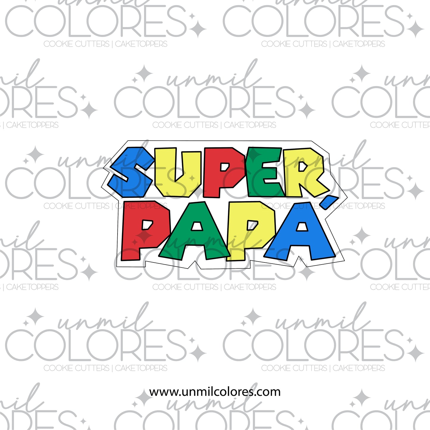 Cortador de Galleta Super Papá