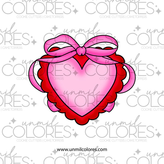 Cortador de Galleta Corazón Coquette