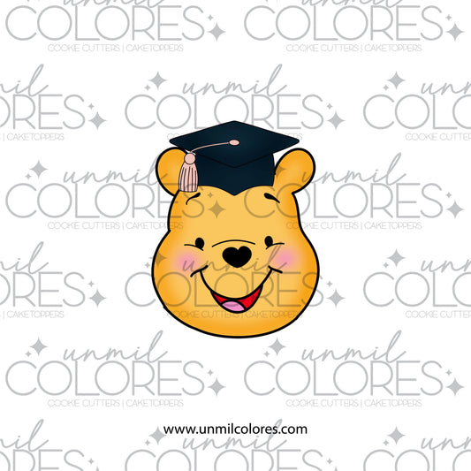 Cortador de Galleta Winnie Graduación