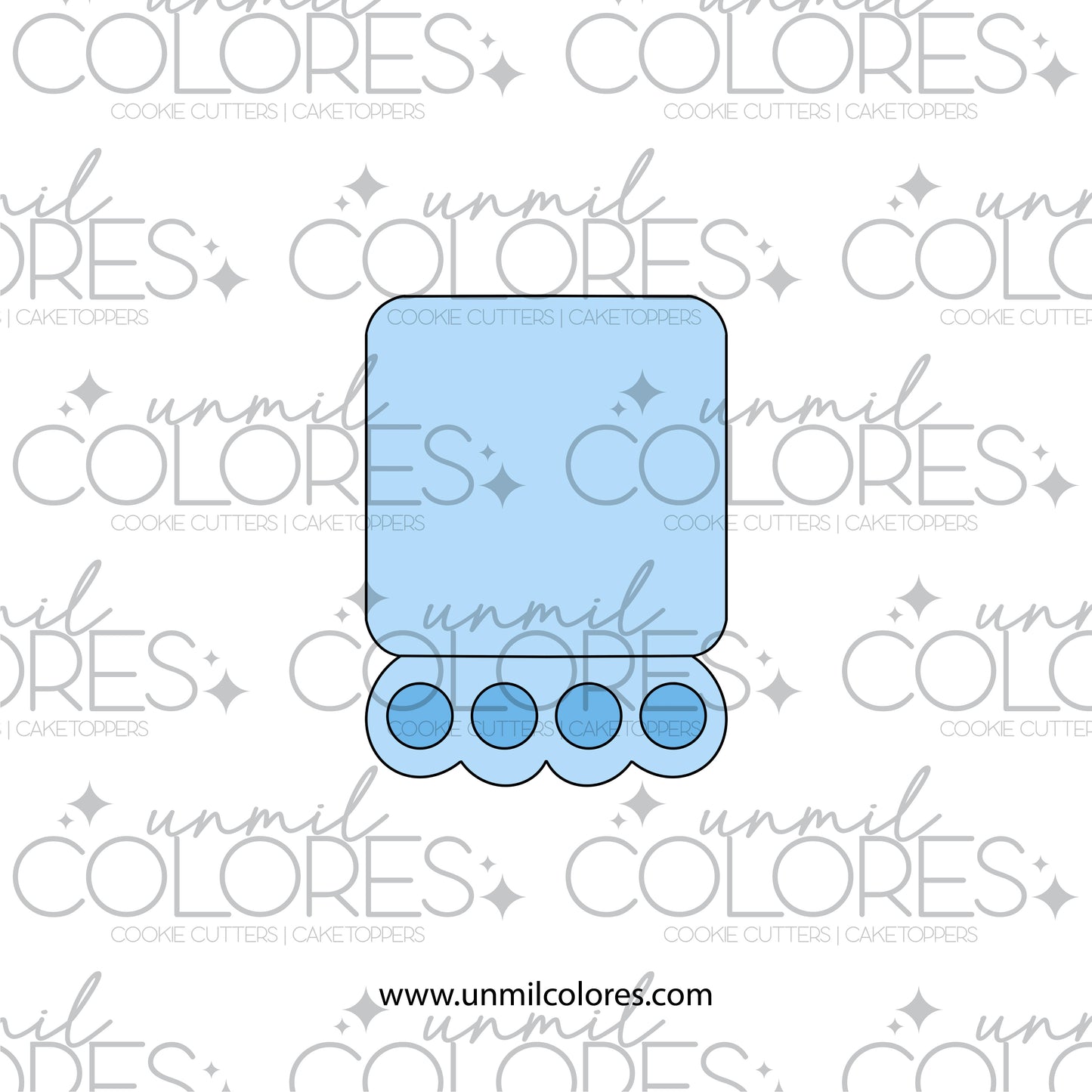 Cortador de Galleta Placa Acuarela 01