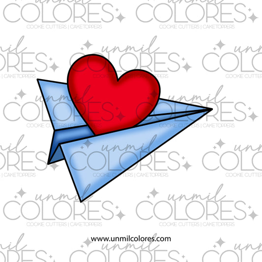 Cortador de Galleta Avión de Papel