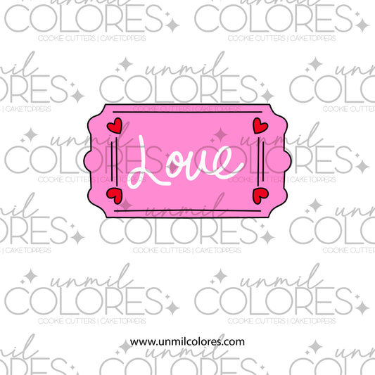 Cortador de Galleta Ticket