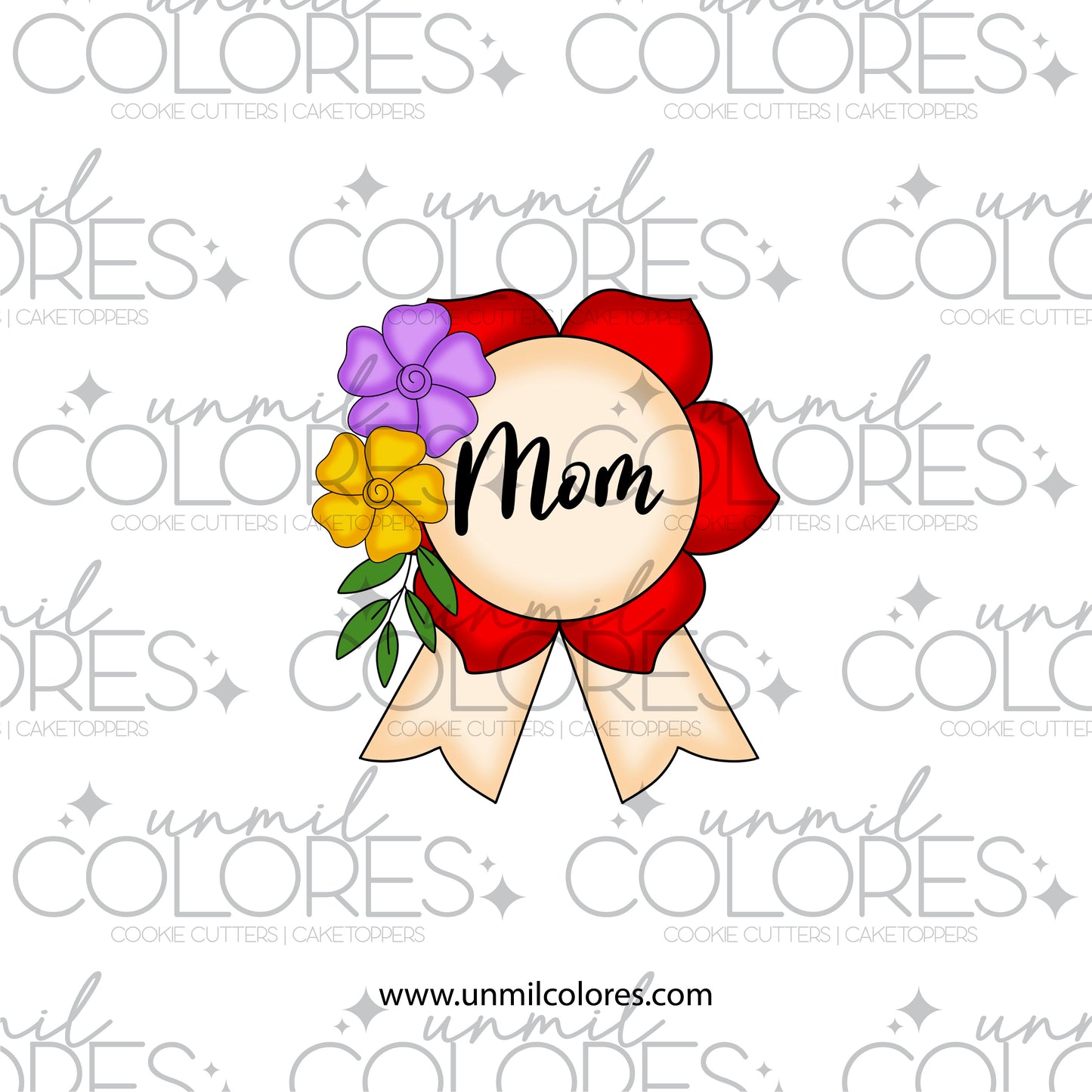Cortador de Galleta Ribbon Flores