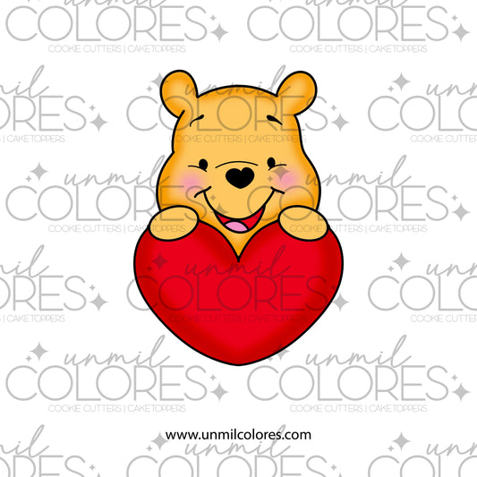 Cortador de Galleta Winnie Corazón