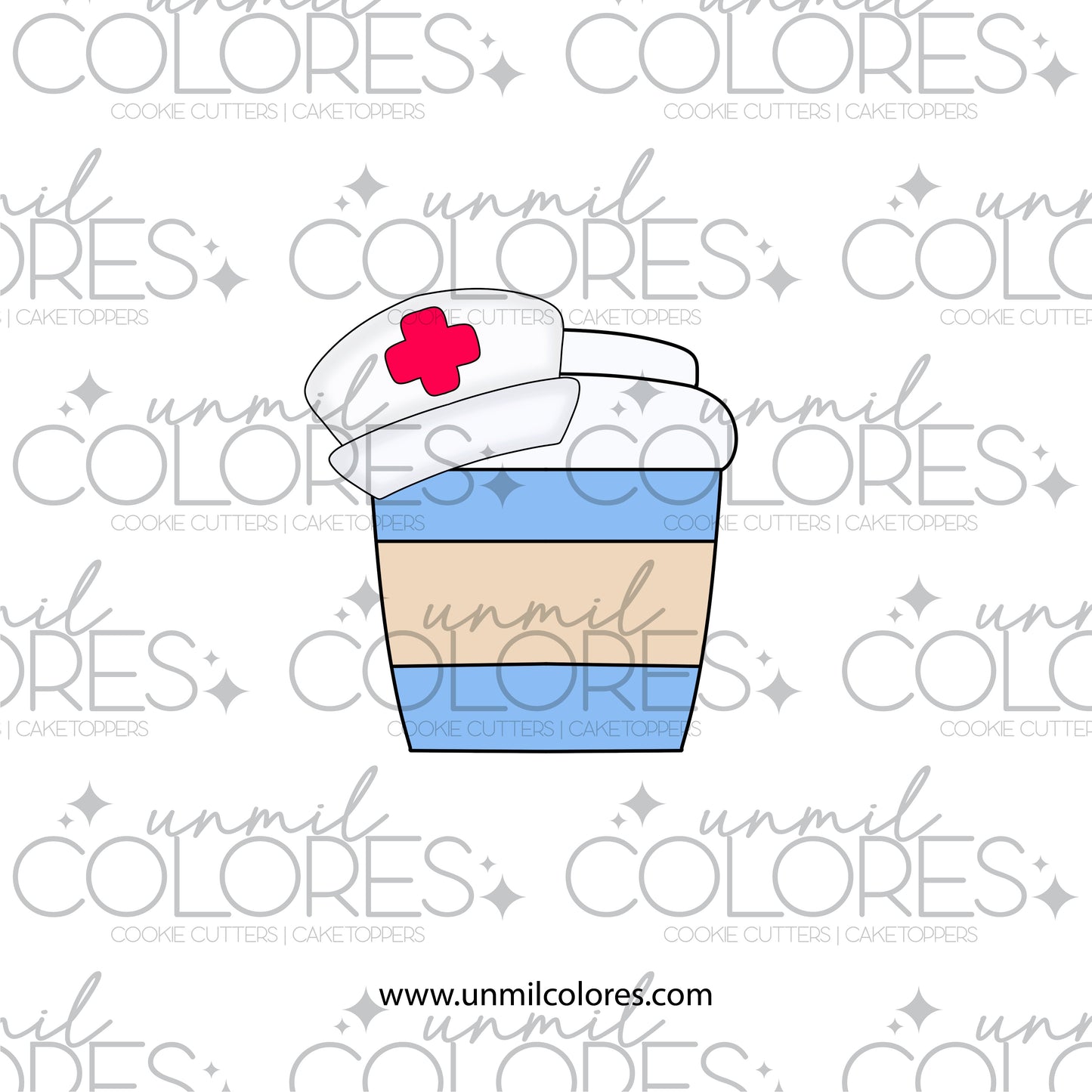 Cortador de Galleta Café con Cofia